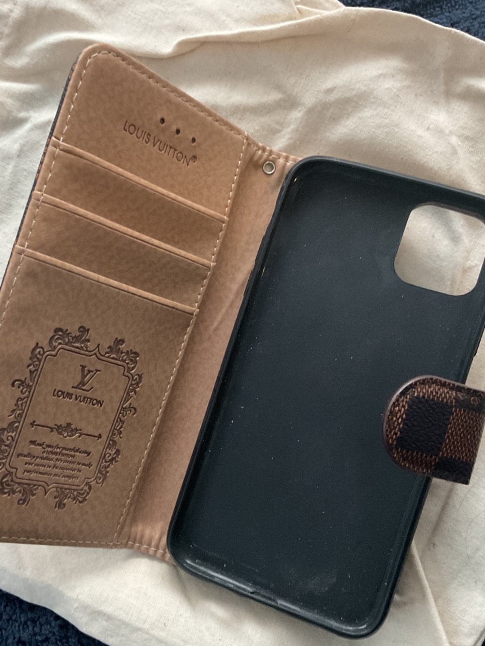 Lux Checkered iPhone 15-16 ProMax Wallet Phone Case